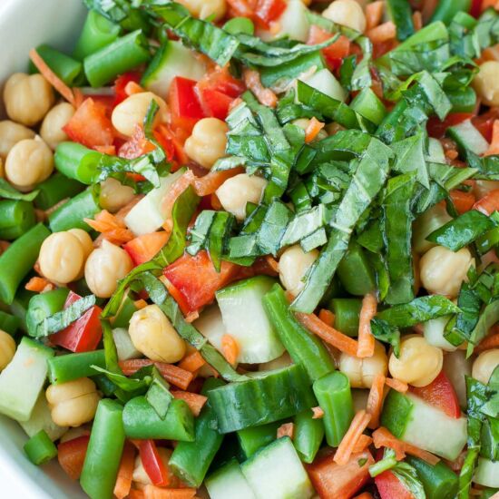 Dense Bean Salad - Recipe photo by peasandcrayons