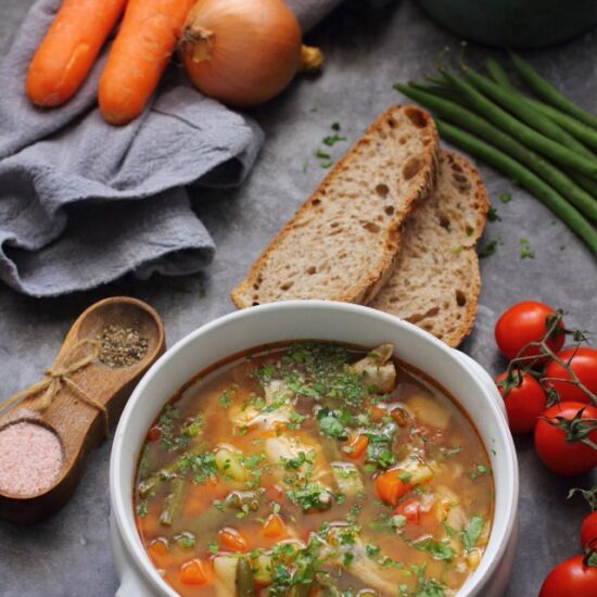 Romanian Soup with Vegetables - Recipe photo by adamache