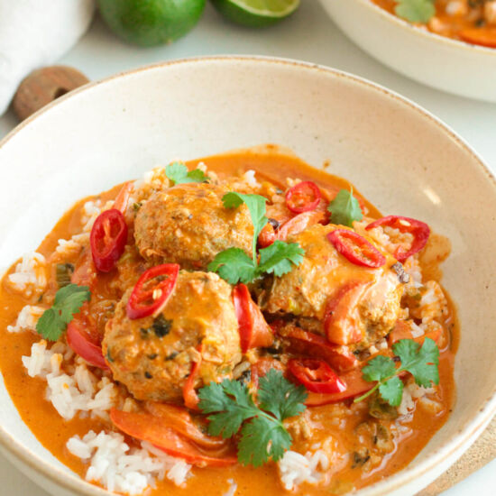 Coconut Thai Chicken Meatballs - Recipe photo by goodfooddiscoveries