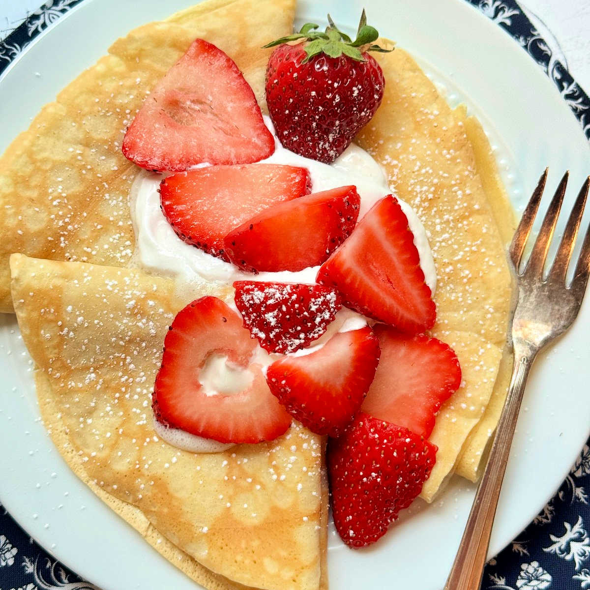 Classic French Crepes - Recipe photo by Foodtastic Mom