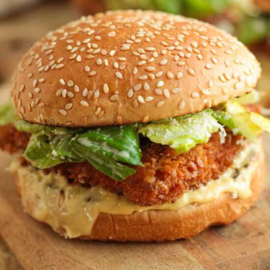 Crispy Chicken Caesar Sliders - Recipe photo by goodfooddiscoveries
