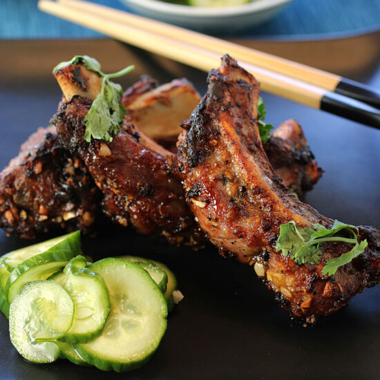 Garlic and Black Pepper Pork Ribs - Recipe photo by Food Gal