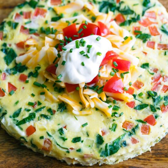 Instant Pot Frittata - Recipe photo by peasandcrayons
