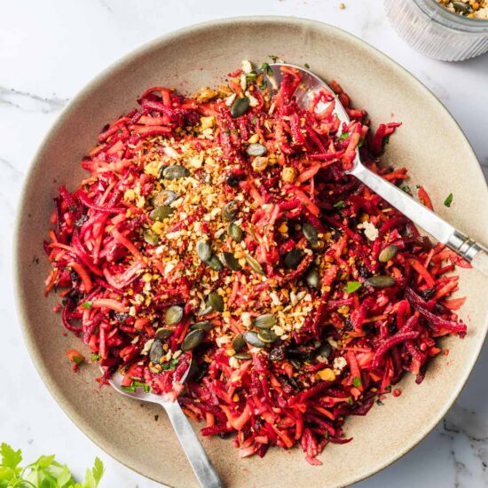 Beetroot Carrot Salad - Recipe photo by veggiejam
