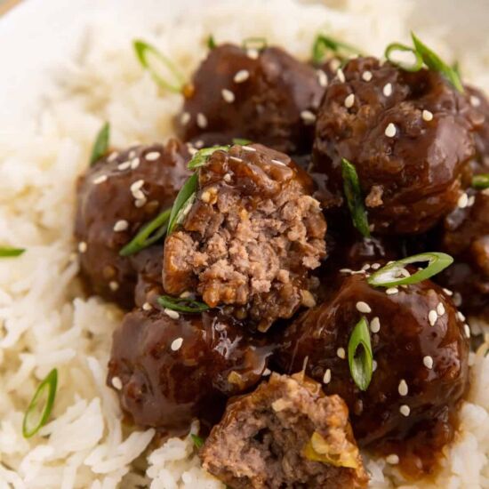 Korean BBQ Meatballs - Recipe photo by livingchirpy