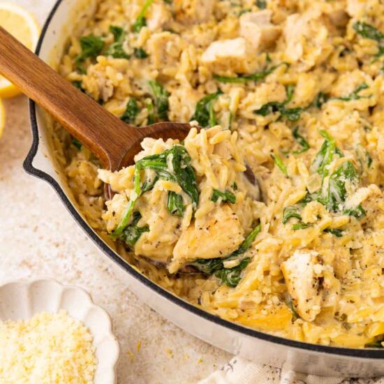 Lemon Chicken Orzo Pasta - Recipe photo by pumpkinnspice