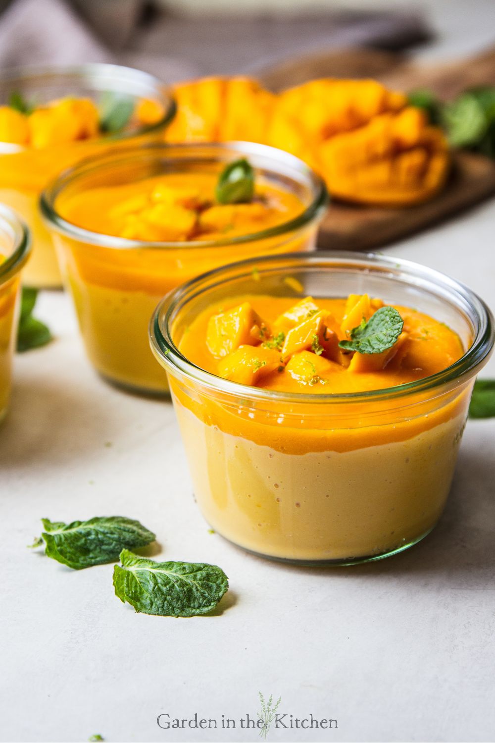 3-Ingredient Mango Mousse - Recipe photo by Garden in the kitchen