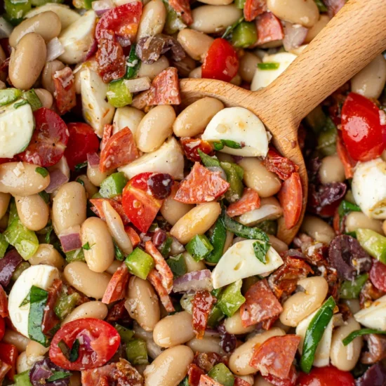 Pizza Bean Salad - Recipe photo by dashfordinner