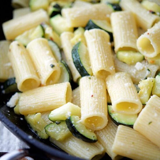 Pasta alla Nerano - Recipe photo by Carries Experimental Kitchen