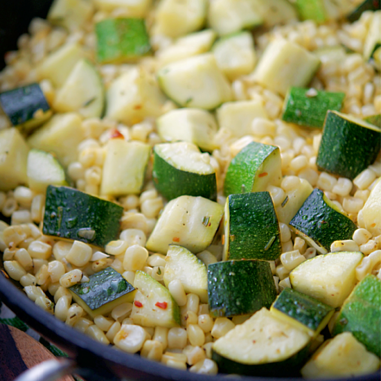 Zucchini and Corn Skillet - Recipe photo by Carries Experimental Kitchen