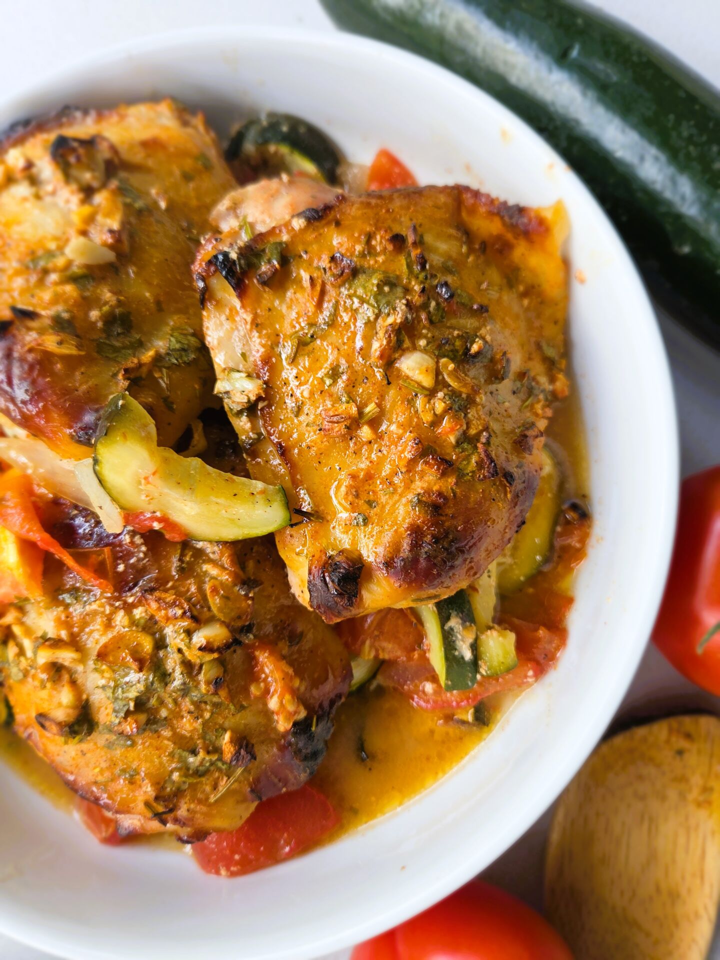 Yogurt-Marinated Chicken - Recipe photo by Imperfectly Wabi Sabi