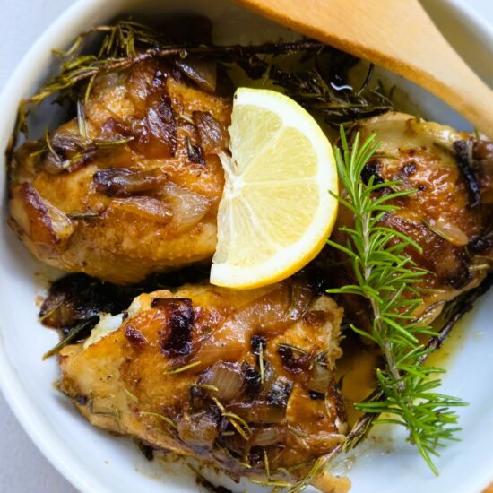 Meyer Lemon Rosemary Chicken - Recipe photo by Imperfectly Wabi Sabi