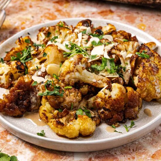 Roasted Cauliflower with Date Honey - Recipe photo by ImmigrantsTable