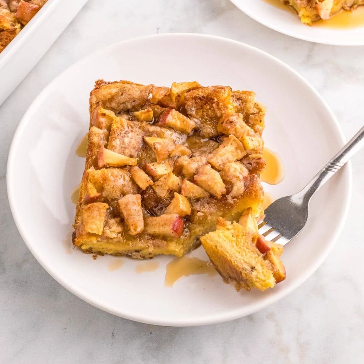 Apple French Toast Casserole - Recipe photo by OnMyKidsPlate