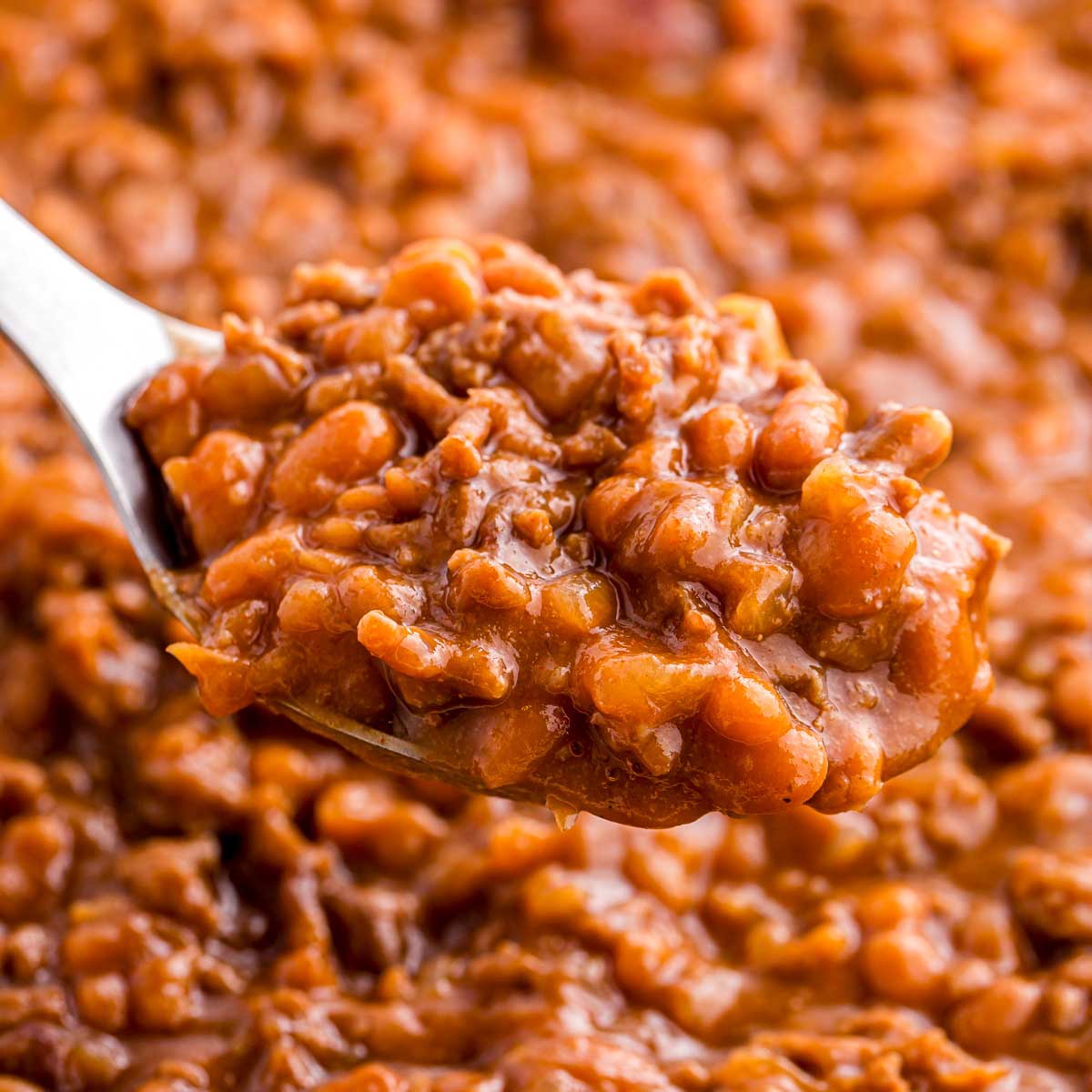 Baked Beans with Ground Beef - Recipe photo by bykelseysmith