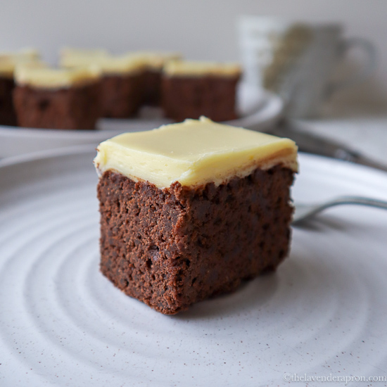 Belgian Chocolate Cake with Ganache - Recipe photo by TheLavenderApron