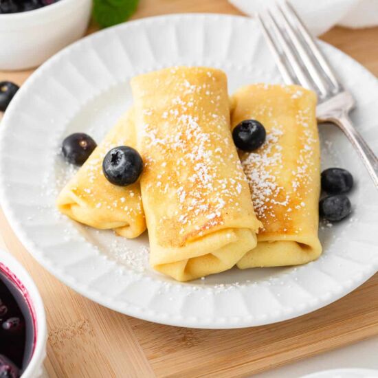 Sweet Cheese Blintzes - Recipe photo by I Heart Naptime