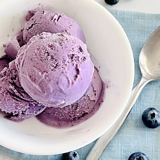 Blueberry Ice Cream - Recipe photo by theshortordercook