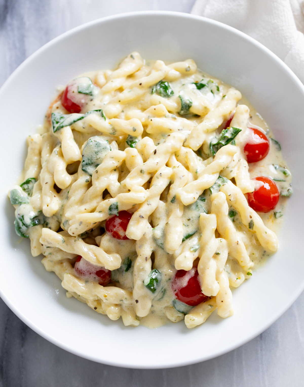Boursin Pasta - Recipe photo by TheCozyCook