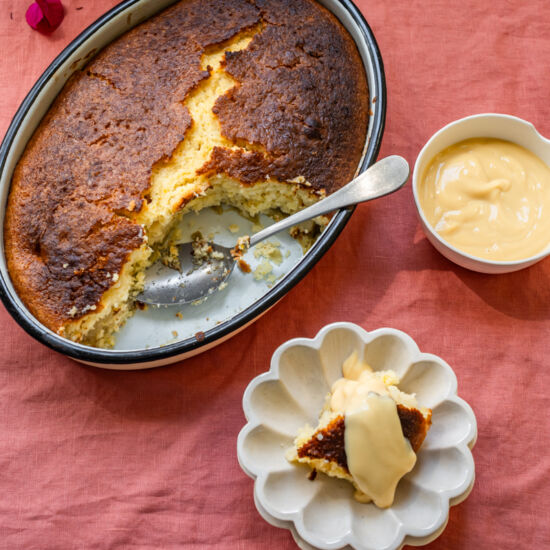 Box Cake Apple Sponge Pudding - Recipe photo by heinstirred