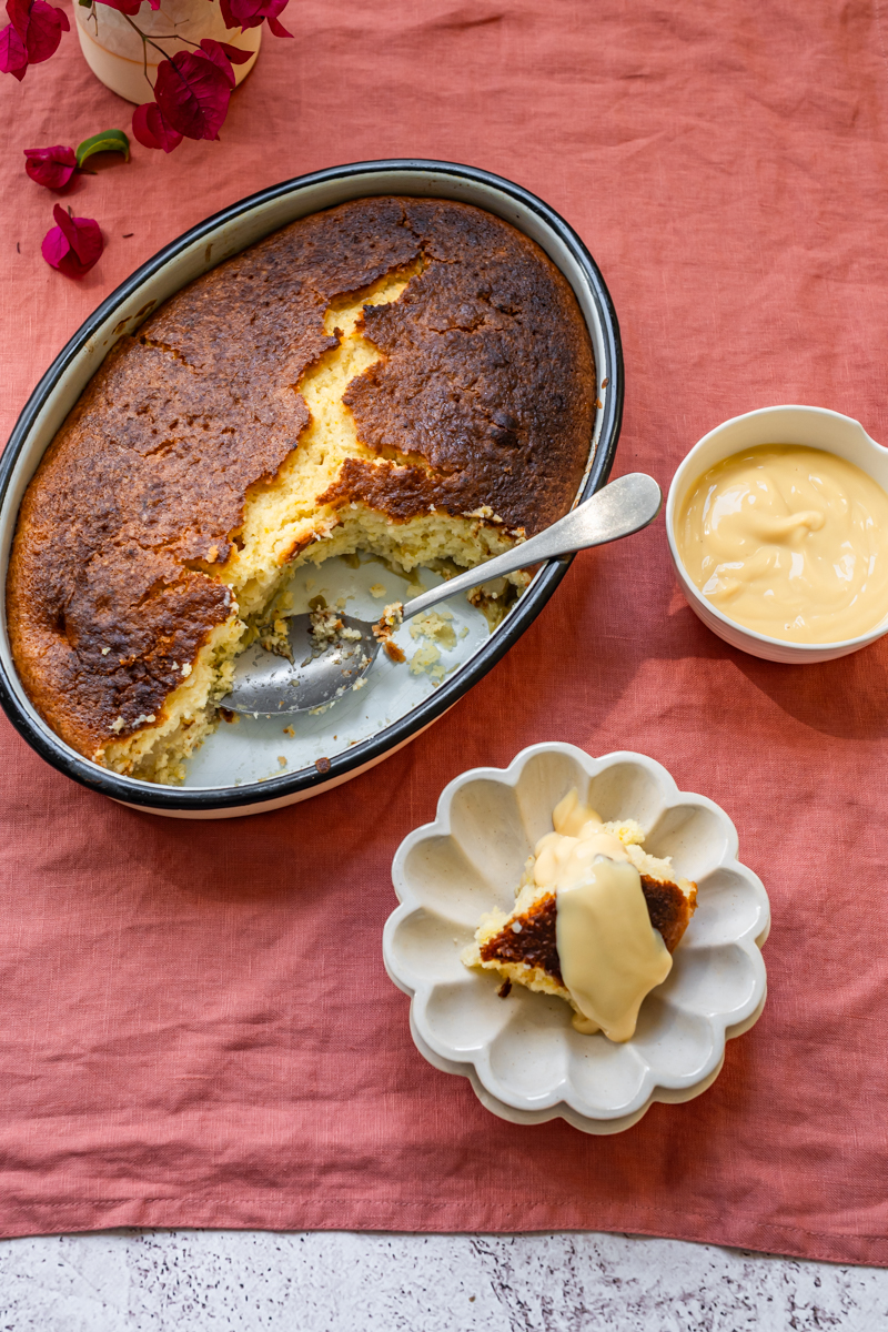 Box Cake Apple Sponge Pudding - Recipe photo by heinstirred