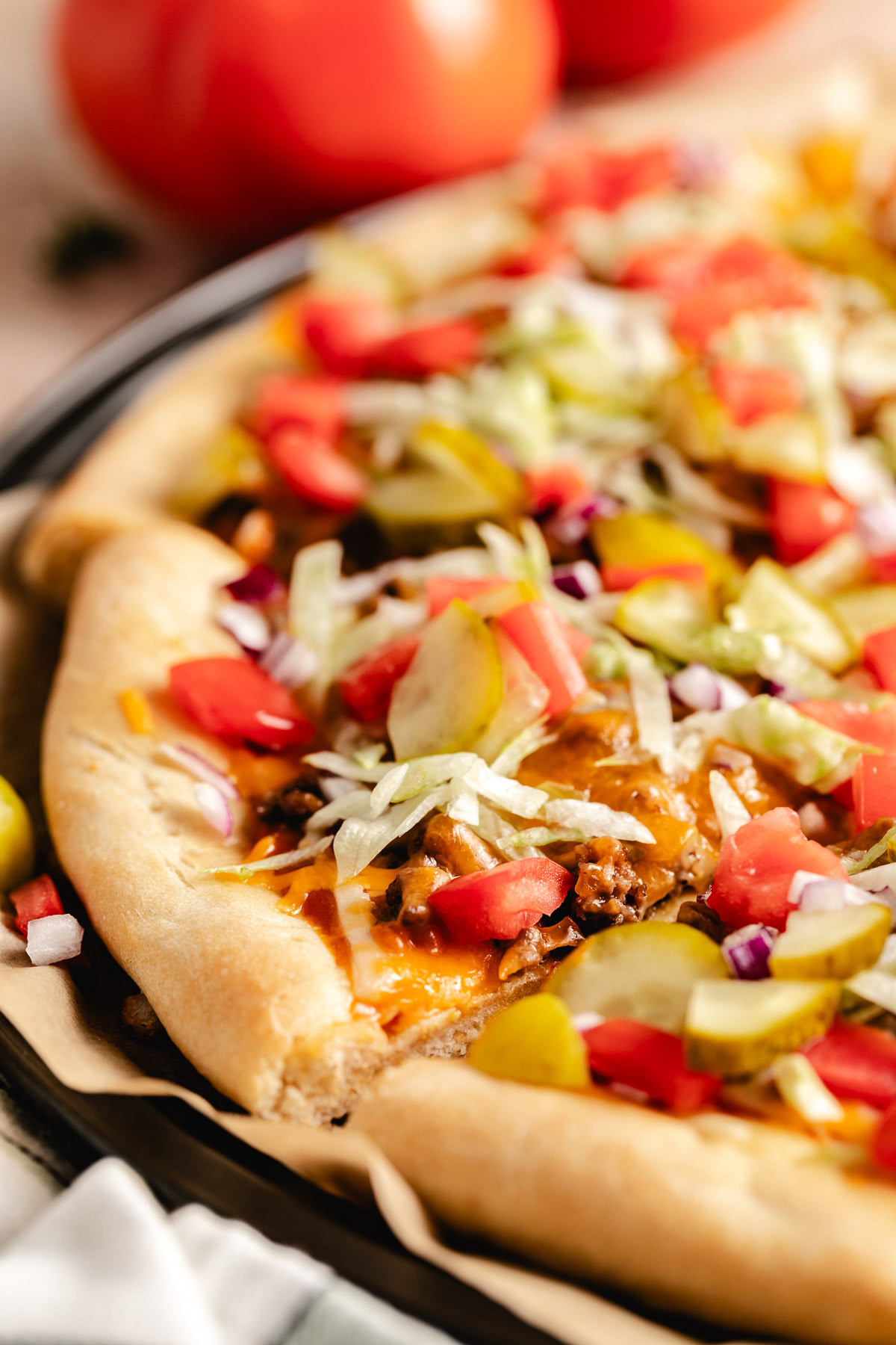 Cheeseburger Pizza - Recipe photo by berlyskitchen