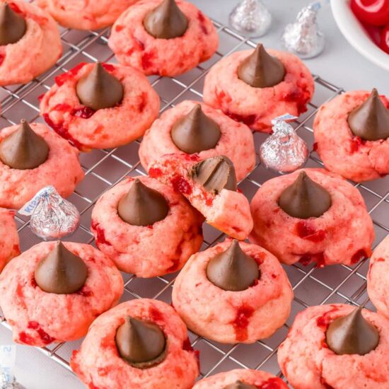 Cherry Blossom Cookies - Recipe photo by OnMyKidsPlate