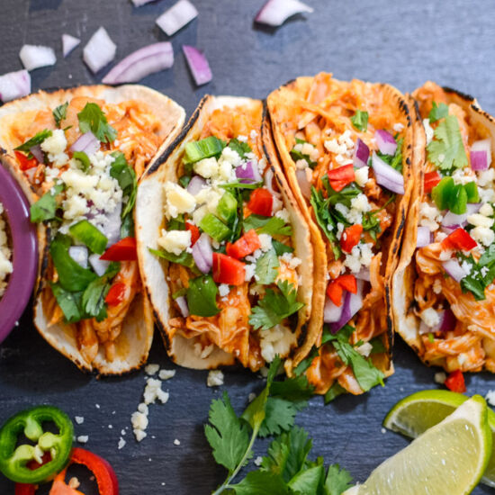 Chicken Tinga Tacos - Recipe photo by pantrytotable