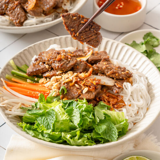 Vietnamese Beef Noodle Salad - Recipe photo by takestwoeggs