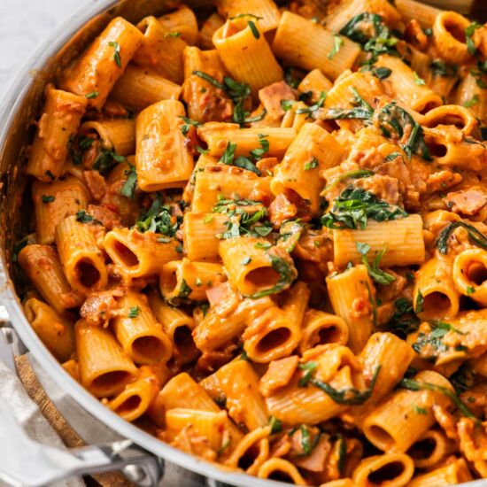 Creamy Bacon and Tomato Pasta - Recipe photo by itsnotcomplicatedrecipes