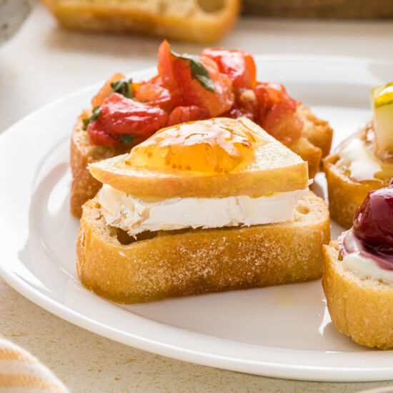 Crostini Toppings - Recipe photo by Risas Family Kitchen