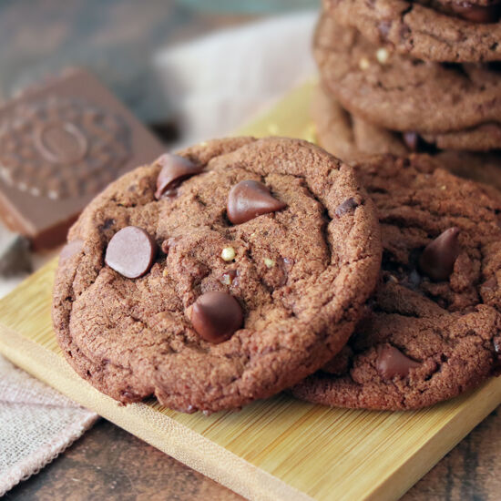 Ferrero Rocher Chocolate Cookies - Recipe photo by ChocoholicAnonymous