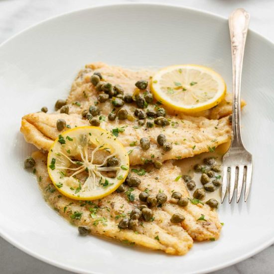 Lemon Caper Fish Piccata - Recipe photo by ColeyCooks