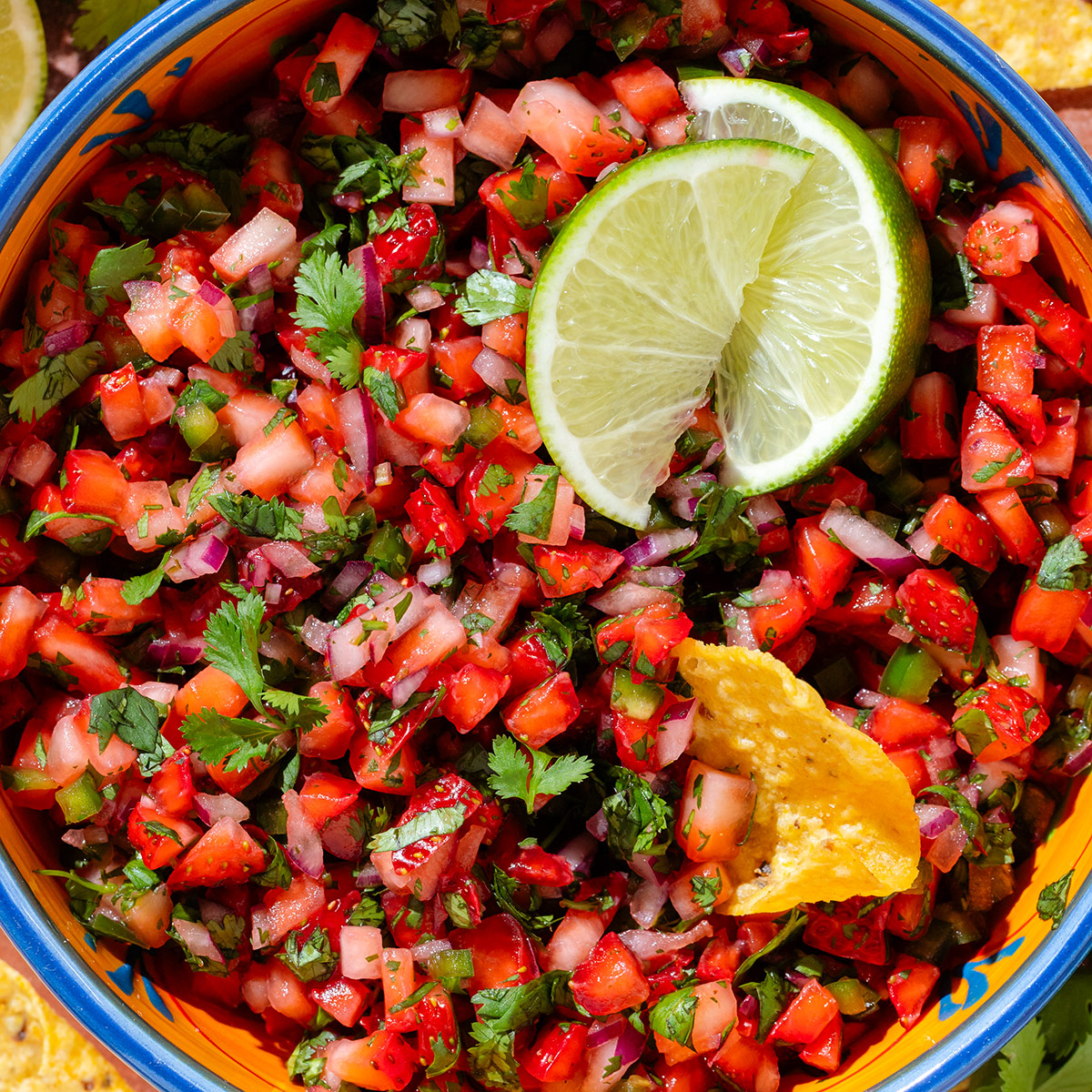 Fresh Strawberry Salsa - Recipe photo by thehealthfulideas