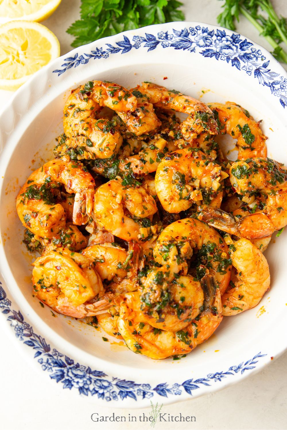 Baked Garlic Butter Shrimp - Recipe photo by Garden in the kitchen