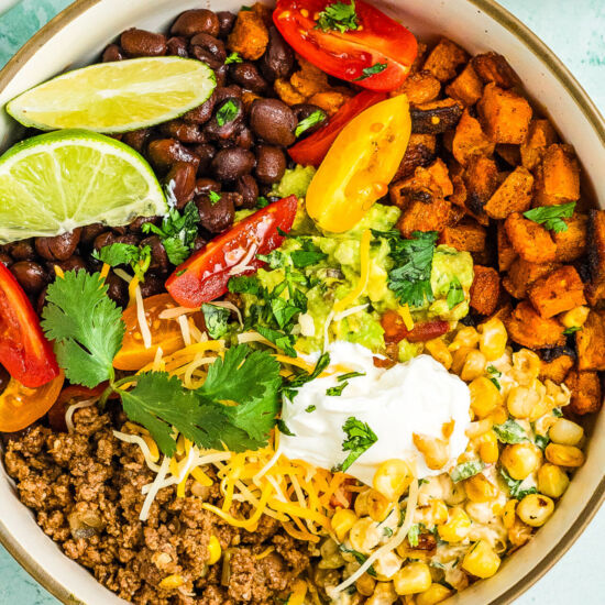 Ground Beef Sweet Potato Bowl - Recipe photo by Flavor Mosaic