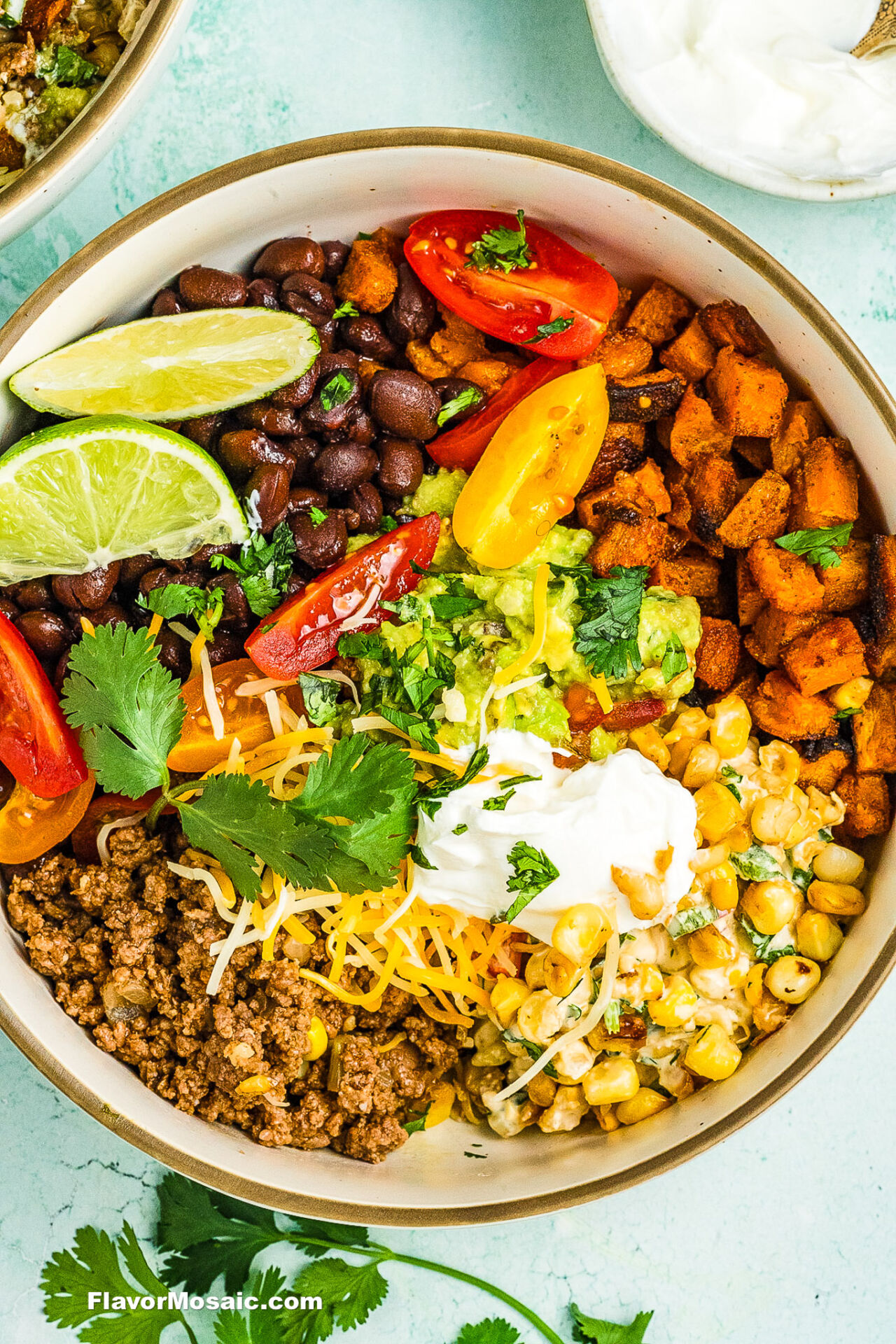 Ground Beef Sweet Potato Bowl - Recipe photo by Flavor Mosaic