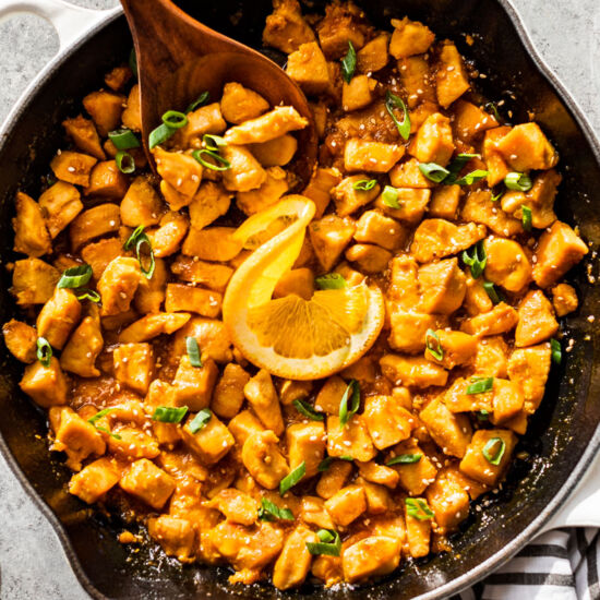 Healthy Orange Chicken - Recipe photo by Get Inspired Everyday