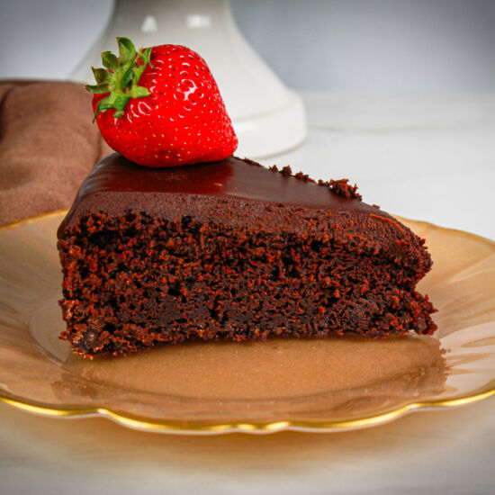 Luxurious Chocolate Olive Oil Cake - Recipe photo by WhiteMapleLane