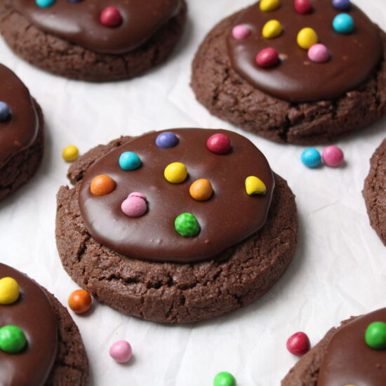 Galaxy Brownie Cookies - Recipe photo by cedarbaking