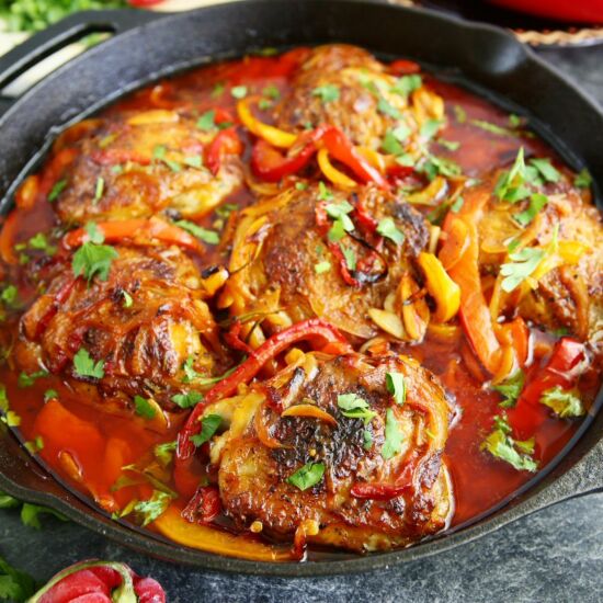 Poul Nan Sos – Haitian Chicken Stew - Recipe photo by angiesrecipes
