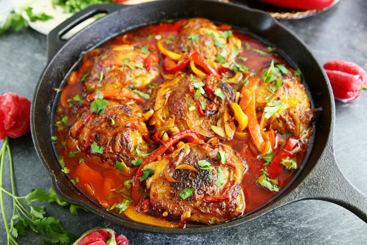 Poul Nan Sos – Haitian Chicken Stew - Recipe photo by angiesrecipes