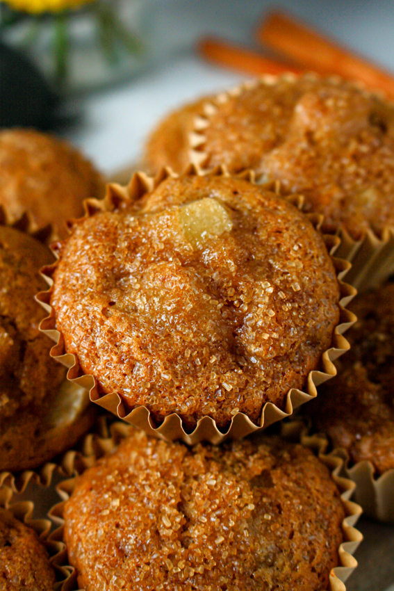 Brown Sugar Pear Muffins - Recipe photo by WhiteMapleLane