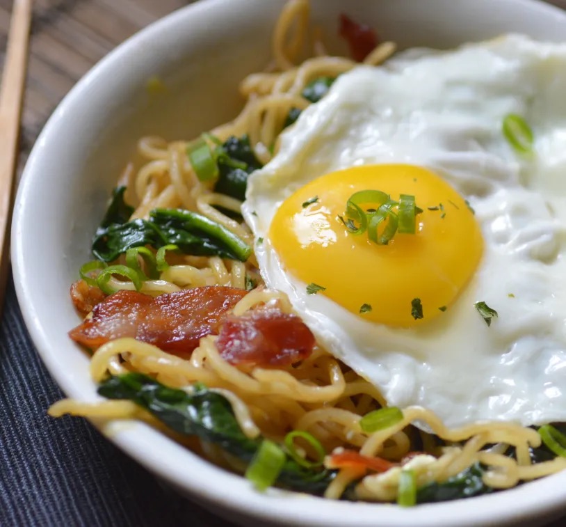 Breakfast Stir Fry - Recipe photo by village cook