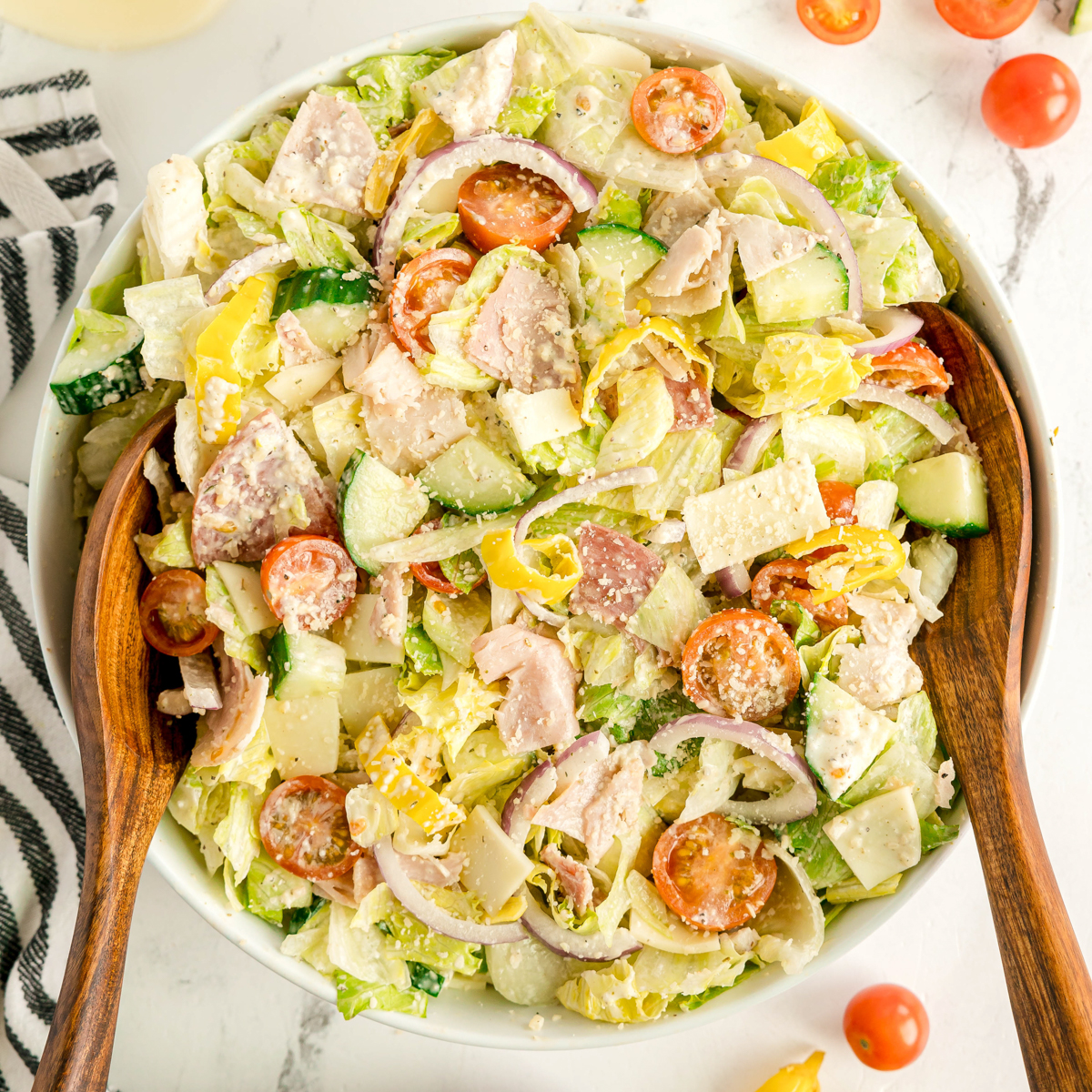Easy Italian Grinder Salad - Recipe photo by KyleeCooks