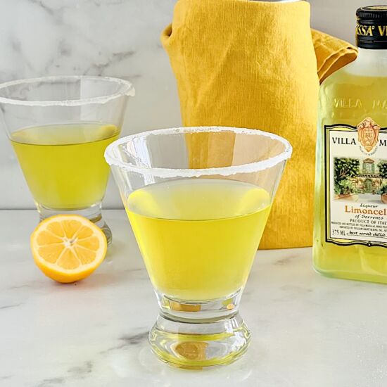 Limoncello Lemon Drop Martini - Recipe photo by theshortordercook
