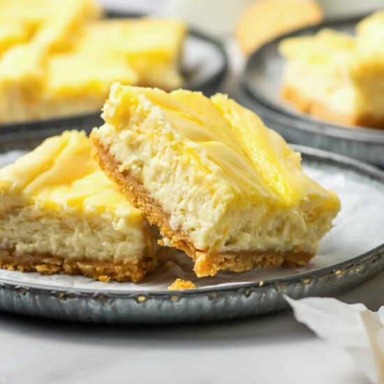 Lemon Cheesecake Bars with Curd - Recipe photo by ImmigrantsTable