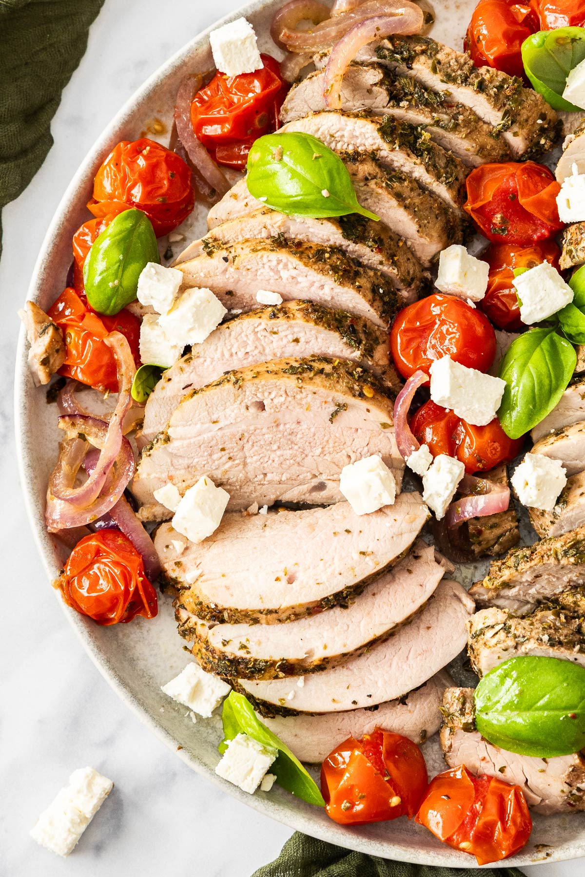 Mediterranean Pork Tenderloin - Recipe photo by itsnotcomplicatedrecipes