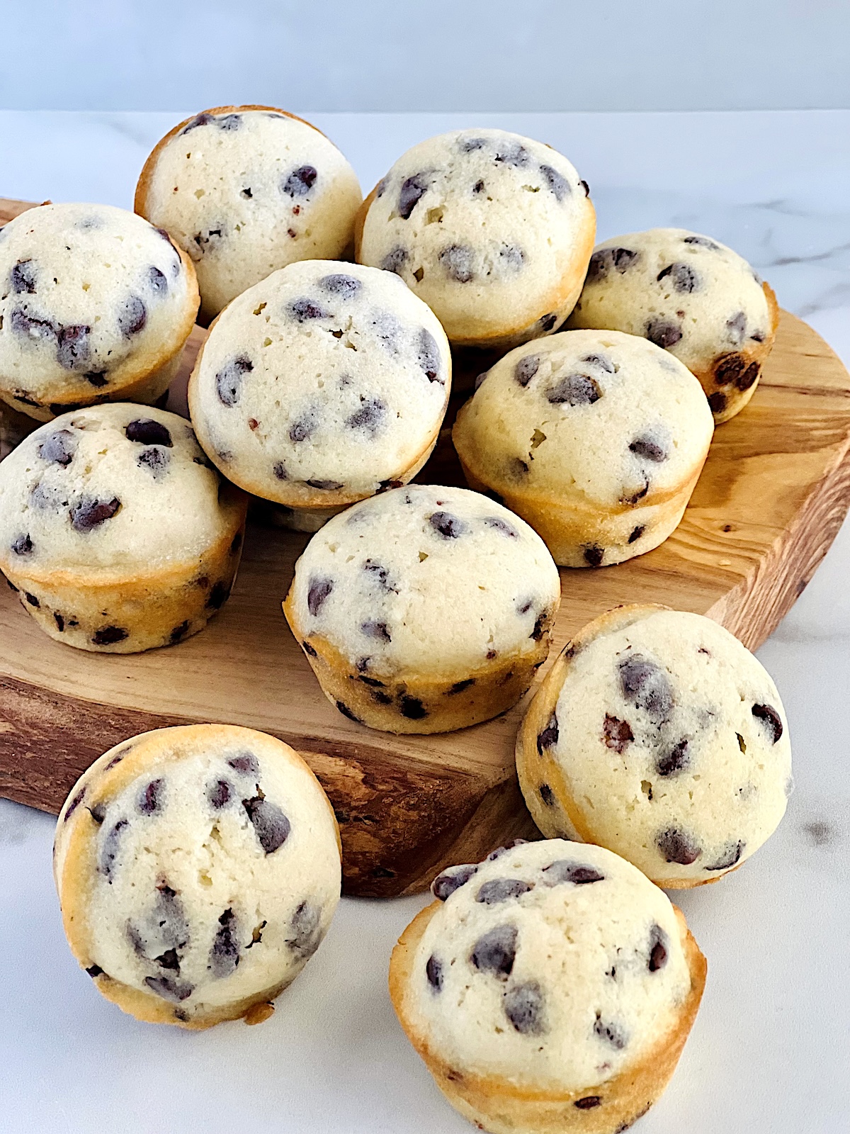 Mini Chocolate Chip Muffins - Recipe photo by theshortordercook