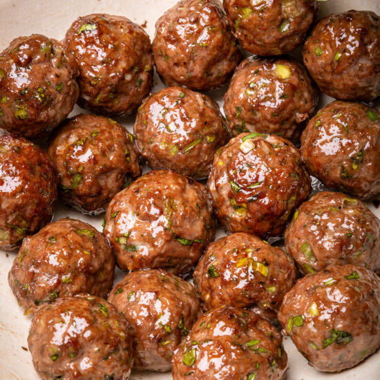 Oven Baked Asian Meatballs - Recipe photo by cookingwithlei